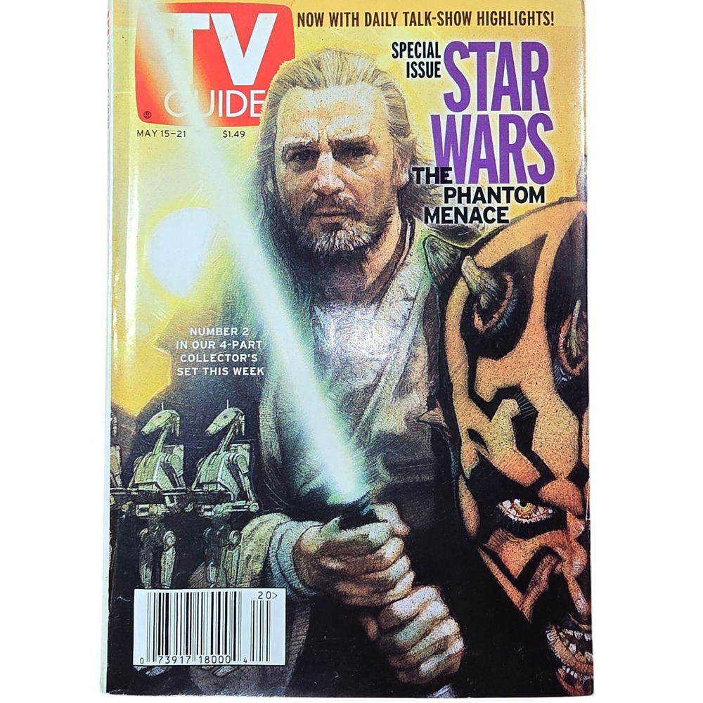 Vintage TV Guide May 15-21, 1999 Special Issue Star Wars The‎ Phantom Menace
